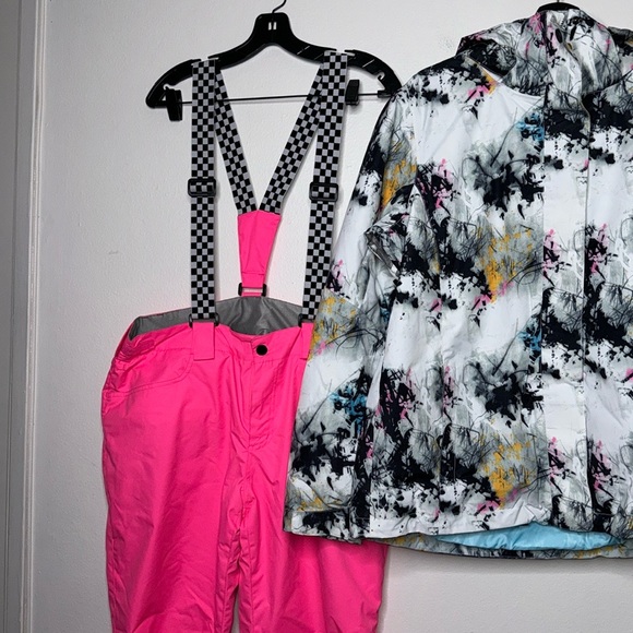 GSOU SNOW Ski Jacket And Pants Snowboarding Snowsuit Size XL - Picture 9 of 12